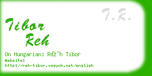 tibor reh business card